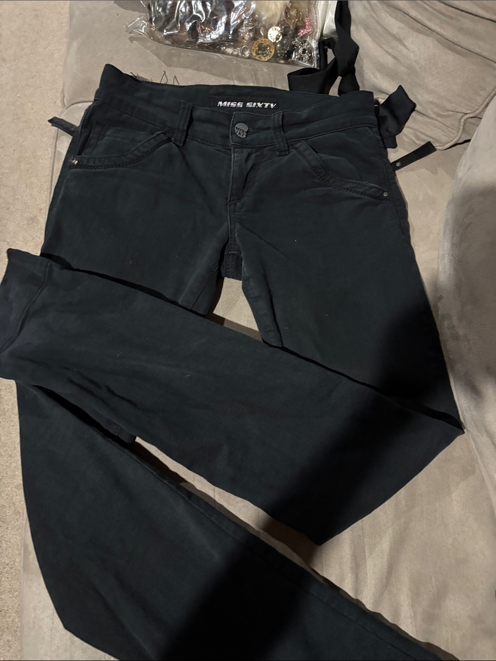 Miss Sixty Black Slim Fit Jeans - Picture 2 of 3